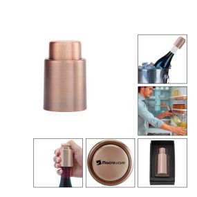 Wein-Vakuumpumpe Aroma Cap als Werbeartikel