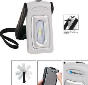 Aufladbare LED Leuchte Profi Pocket Light 280 L als Werbeartikel