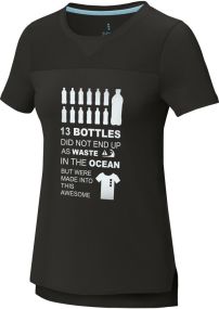 Damen T-Shirt Borax Cool Fit aus recyceltem GRS Material als Werbeartikel