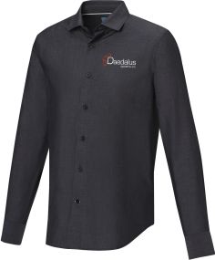 Cuprite Langarm Shirt aus GOTS-zertifizierter Bio-Baumwolle für Herren als Werbeartikel