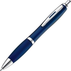 Kugelschreiber mit farbig transparenten Schaft als Werbeartikel