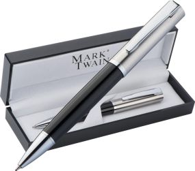 Mark Twain Kugelschreiber in Geschenkbox als Werbeartikel