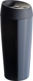 Vakuum Isolierbecher aus Edelstahl, 400 ml als Werbeartikel