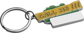 Schlüsselanhänger "Call me!!!" als Werbeartikel