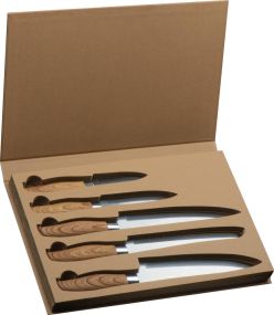 5-teiliges Messer Set als Werbeartikel