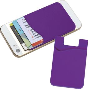 Kartenhalter für Smartphones zum Aufkleben als Werbeartikel