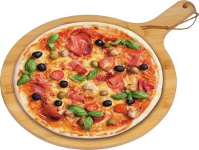 Rundes Pizza- und Servierbrett als Werbeartikel
