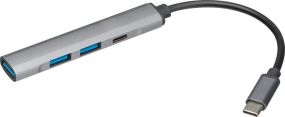 USB Hub aus recyceltem Aluminium, 33853