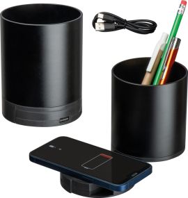 Stifteköcher mit Wireless Charging, 33947