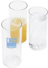 Kunststoff-Longdrinkglas als Werbeartikel
