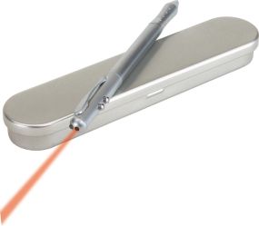 Kugelschreiber mit Pad, Laserpointer und LED Licht als Werbeartikel