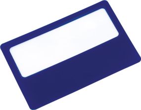 Lupe Support im Kreditkartenformat als Werbeartikel