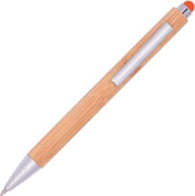 Bambus Kugelschreiber Touchy als Werbeartikel