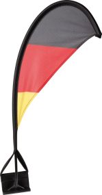 Autofahne Windsegel Deutschland als Werbeartikel