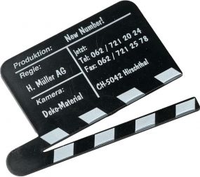 Magnet Filmklappe als Werbeartikel