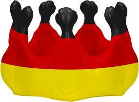 Aufblasbare Krone Deutschland als Werbeartikel