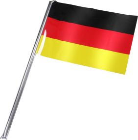 Fahne, selbstaufblasend Deutschland, groß als Werbeartikel