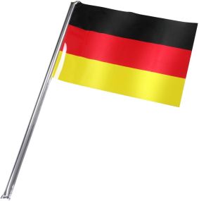 Fahne, selbstaufblasend Deutschland klein als Werbeartikel