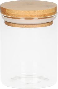 Glasbehälter Bamboo, 0,35 l als Werbeartikel