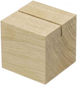 Holzmenükartenhalter Cube als Werbeartikel
