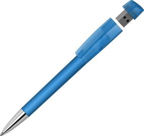 Klio Kugelschreiber mit USB-Stick Turnus softfrost Mn USB 3.0 als Werbeartikel