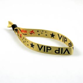 Goldenes Partyarmband "VIP" – Einlassband - Lagerware