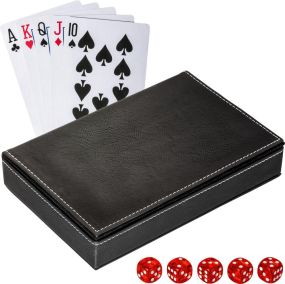 Spielkarten-Set mit Box RE98-SALAMINA als Werbeartikel