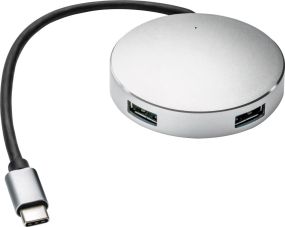 Restposten: USB-Hub mit 4 Anschlüssen REEVES-MONTMAGNY als Werbeartikel