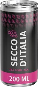 Secco, 200 ml, Body Label (pfandfrei) als Werbeartikel