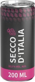 Secco, 200 ml, Fullbody (pfandfrei) als Werbeartikel