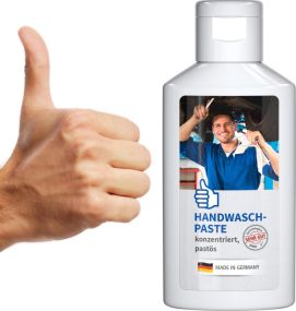 Handwaschpaste, 50 ml, Body Label als Werbeartikel