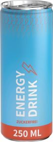 Energy Drink zuckerfrei, Fullbody (Pfandfrei, Export) als Werbeartikel
