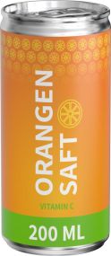 Orangensaft, 200 ml (Pfandfrei, Export)