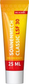 Sonnenmilch LSF 30, 25 ml Tube als Werbeartikel