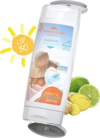 DuoPack Sonnenmilch LSF 30 (sens.) + Duschgel 1 (2 x 50 ml) als Werbeartikel