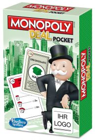 Hasbro - Monopoly Deal inkl. Werbedruck als Werbeartikel
