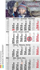 4-Monatswandkalender Mega 4 A, Postoptimiert als Werbeartikel