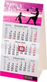 3-Monats Tischkalender Junior, inkl. Druck als Werbeartikel