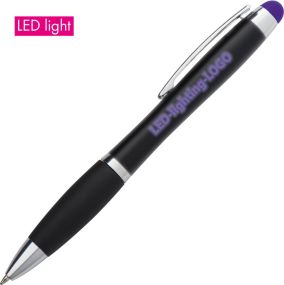 LED Kugelschreiber mit Touch-Pen La Nucia als Werbeartikel