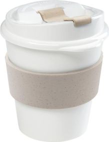 Bio Coffee to go Becher Gusto 200ml mit Soft-Manschette als Werbeartikel