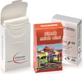 Hygienetücher VitaSoft® 10 mit 4c Druck als Werbeartikel
