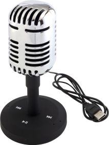 Wireless Lautsprecher Microphone als Werbeartikel