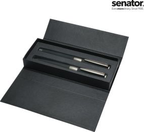 senator® Image Black Line Set (Drehkugelschreiber+ Rollerball)