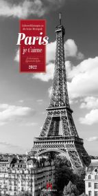 Kalender Paris, je t’aime 2022 als Werbeartikel