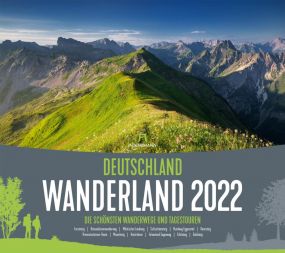 Kalender Deutschland Wanderland 2022 als Werbeartikel