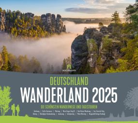 Kalender Deutschland Wanderland 2024 als Werbeartikel