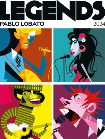 Kalender Legends - Pablo Lobato 2022 als Werbeartikel