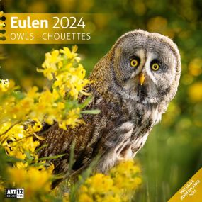 Kalender Eulen 2022 als Werbeartikel