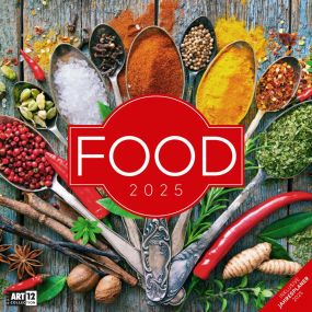 Kalender Food 2024 - 30x30 als Werbeartikel