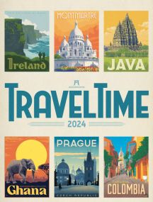 Kalender Travel Time 2023 als Werbeartikel